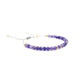 Konzentration Harmonie Vertrauen Kraft “FOCUS ON INTUITION” Natürlicher Amethyst Heilsteinarmband gold