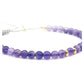 Konzentration Harmonie Vertrauen Kraft “FOCUS ON INTUITION” Natürlicher Amethyst Heilsteinarmband gold