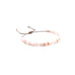 Love Loyalty Partnership Depression Harmony Beauty of Life "LOVE IS KEY" Natural rose quartz healing stone bracelet rose gold