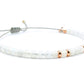 Pure femininity moonstone healing stone bracelet rose gold